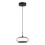 SL6239.403.01 Светильник подвесной ST-Luce черный/прозрачный LED 1*7W 3000K ФРИТЕЛЛА 500_191_2949614